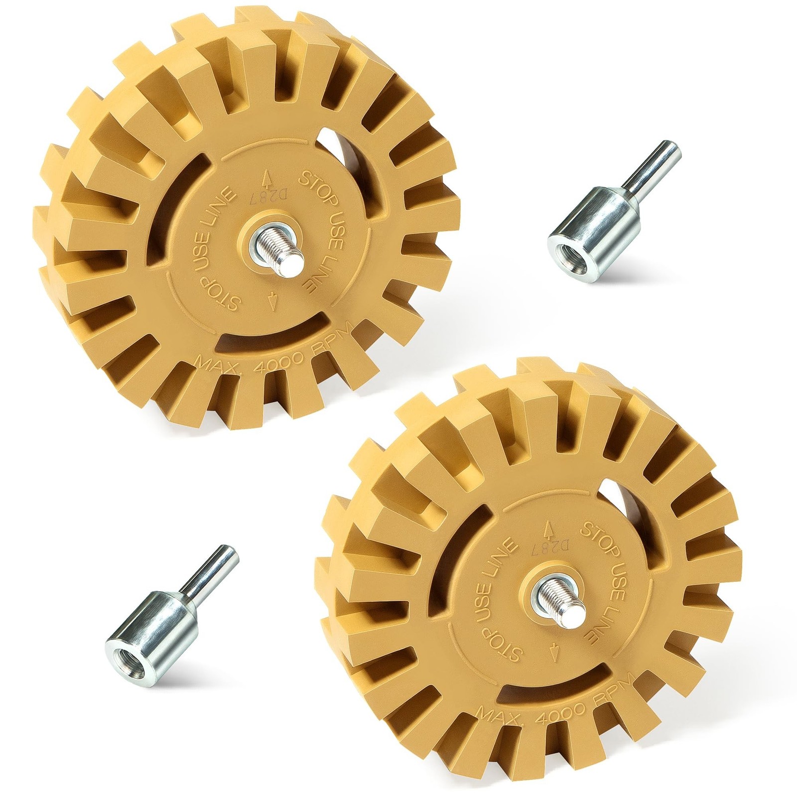 Decal Remover Wheel Eraser Wheel Rubber 2 Pack Vinyl Tapes and Graphics Rubbe...