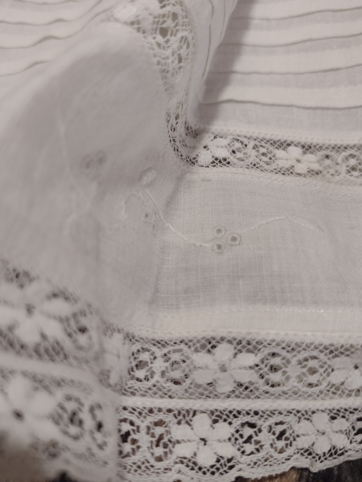 Antique Baby Clothing Bundle Victorian Christening Gown Crochet Sweater4 Piece