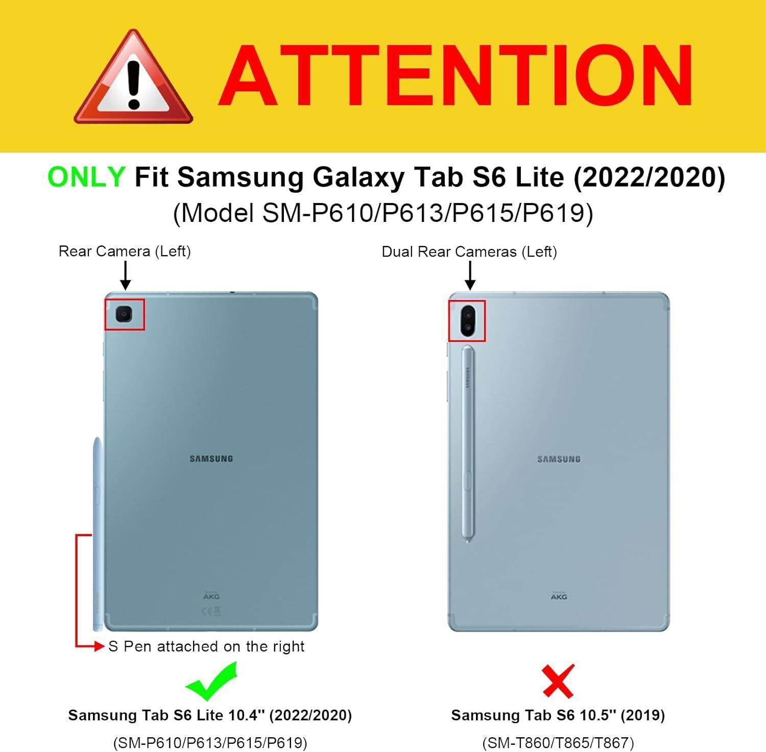 [2 Pack] Screen Protector for Samsung Galaxy Tab S6 Lite 10.4 Inch (2022/2020)