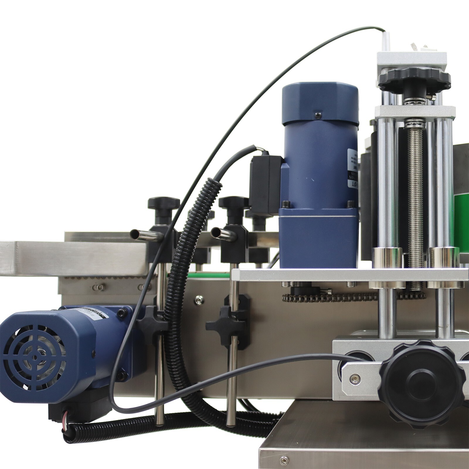 Automatic Round Bottle Labeling Machine Bottle/Can/Wine Labeler Full Label 110V