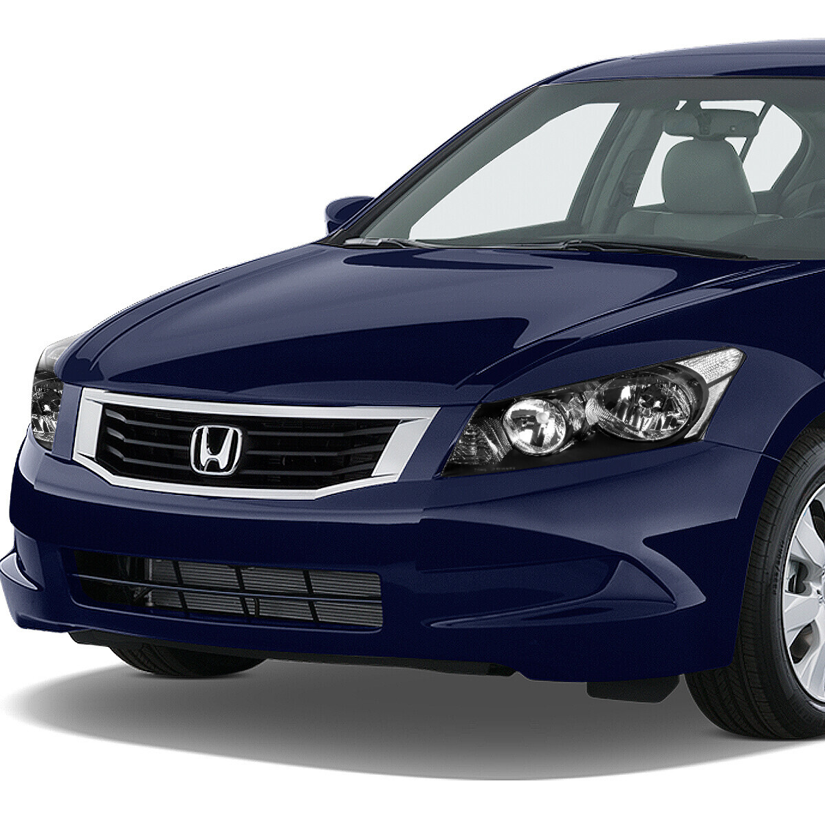 FOR 08-12 HONDA ACCORD SEDAN BLACK HOUSING CLEAR CORNER HEADLIGHT HEAD LAMPS