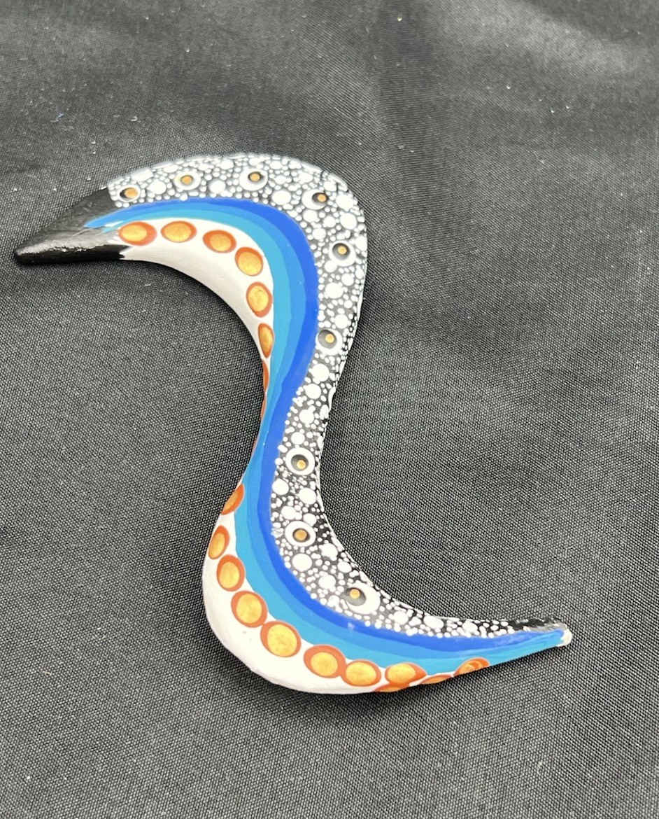 Alebrije Wooden Coyote Sculpture Painted By Margarita & Gabriela Sosa 4.5” X 6”