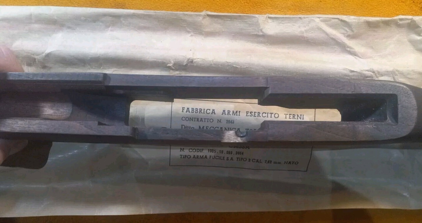 BM59 BM59E Stock Fabrica Armi Esercito Terni Meccanica Trentina M1 Garand WWII