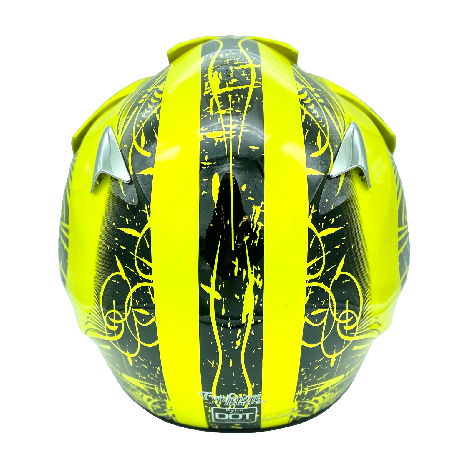 Yellow Hi-Viz Helmet Adult Dirt Bike ATV UTV Off Road ORV Motocross DOT MX