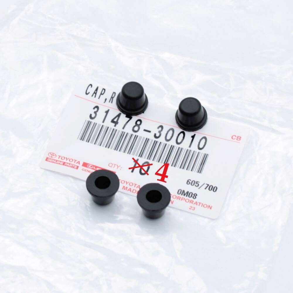 NEW GENUINE OEM TOYOTA SCION LEXUS BRAKE BLEEDER PLUGS SET OF FOUR 31478-30010