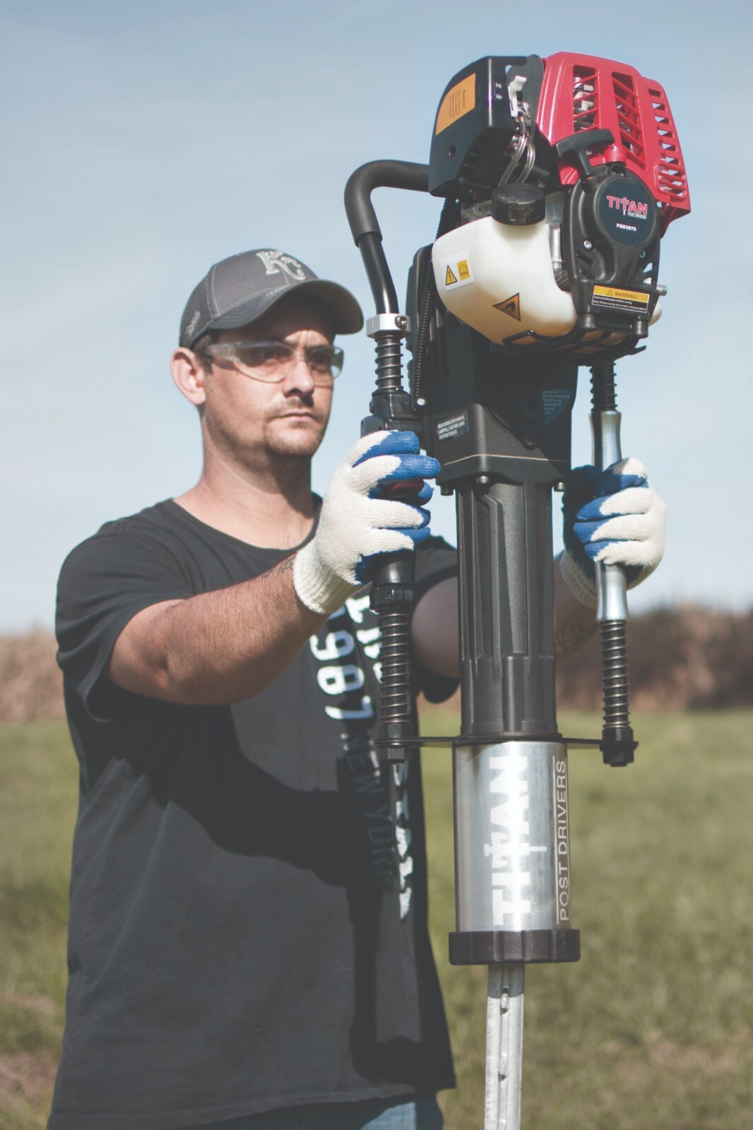 Titan Gas Powered Post Driver, Model PGD3875