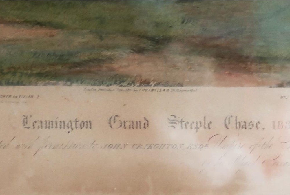 LEANINGTON GRAND STEEPLE CHASE 1837
