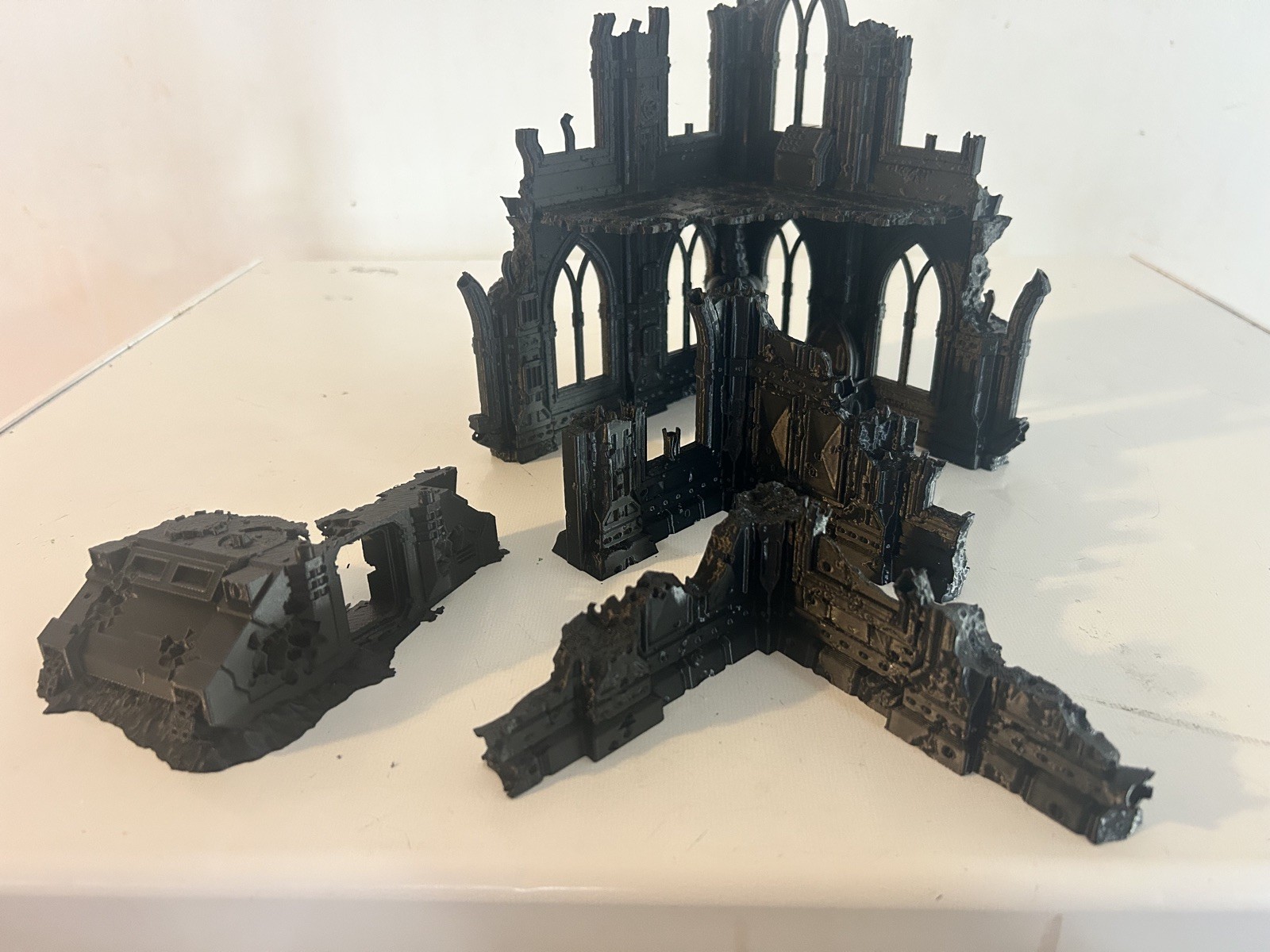 4-Piece Ruin Terrain Set for Warhammer 40k Kill Team