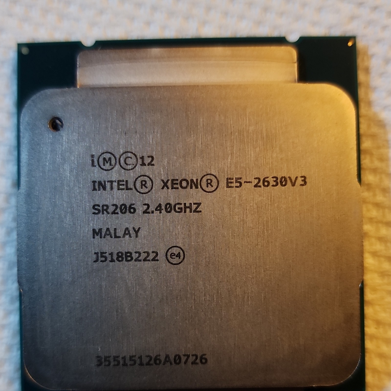 [Lot of 6] Intel Xeon E5-2698V4, E5-2630V3, E5-2687WV3 Server CPUs