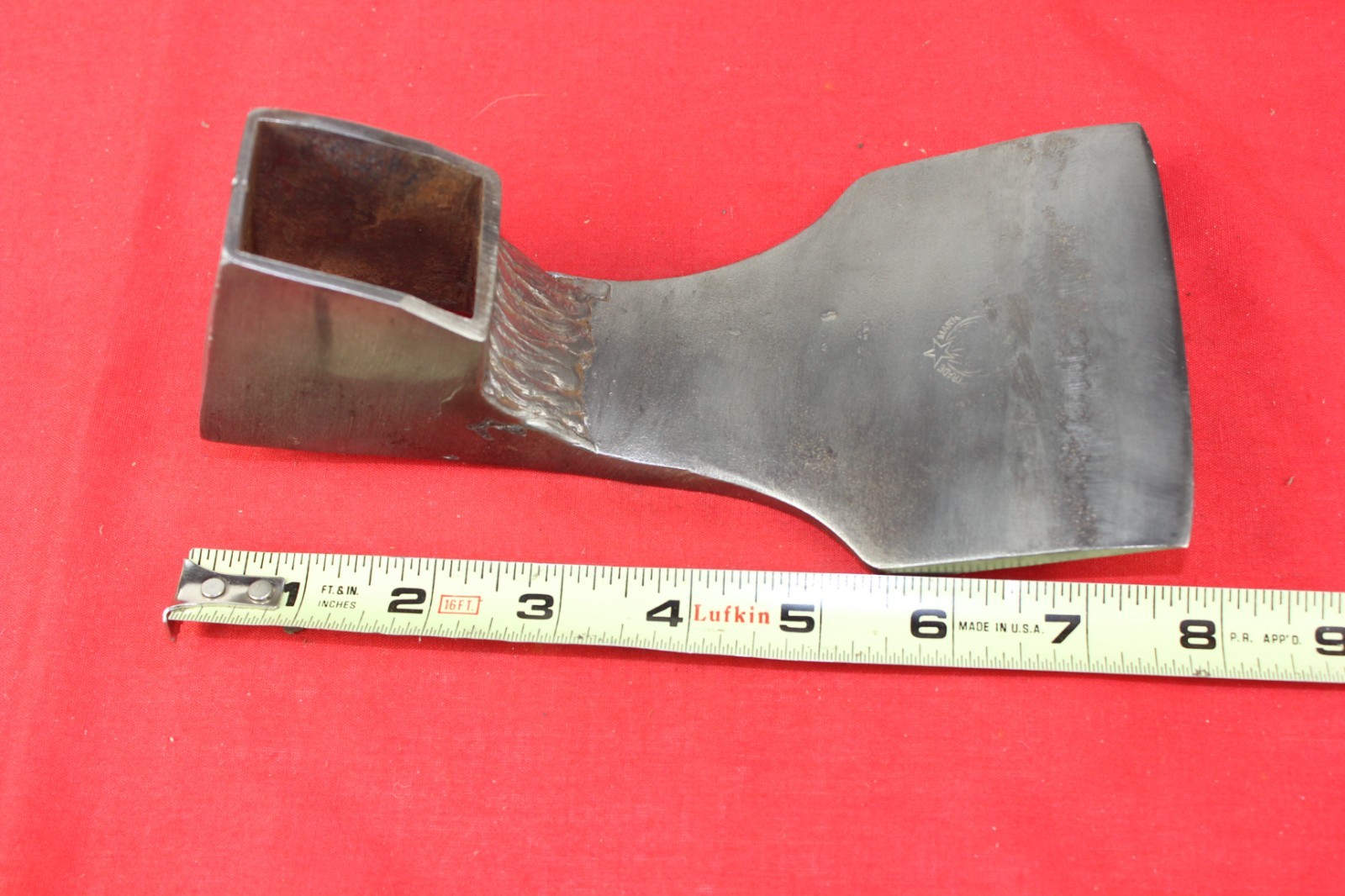 Vintage Adze / Handle Ship Building, 2 lb Trade Mark With STAR