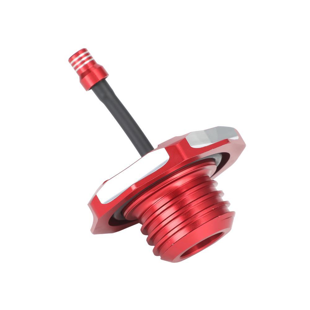 Dirt Bike Gas Fuel Tank Cap Cover CNC For Honda CRF110 CRF125 2019-2024 Red