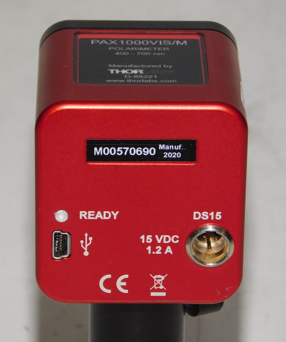 Thorlabs PAX1000VIS/M Polarimeter 400-700nm Optical Instrument w/ BE1/M Adapter