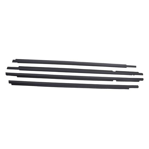 Front Rear Left and Right Outer Door Window Belt Weatherstrip Molding Seal