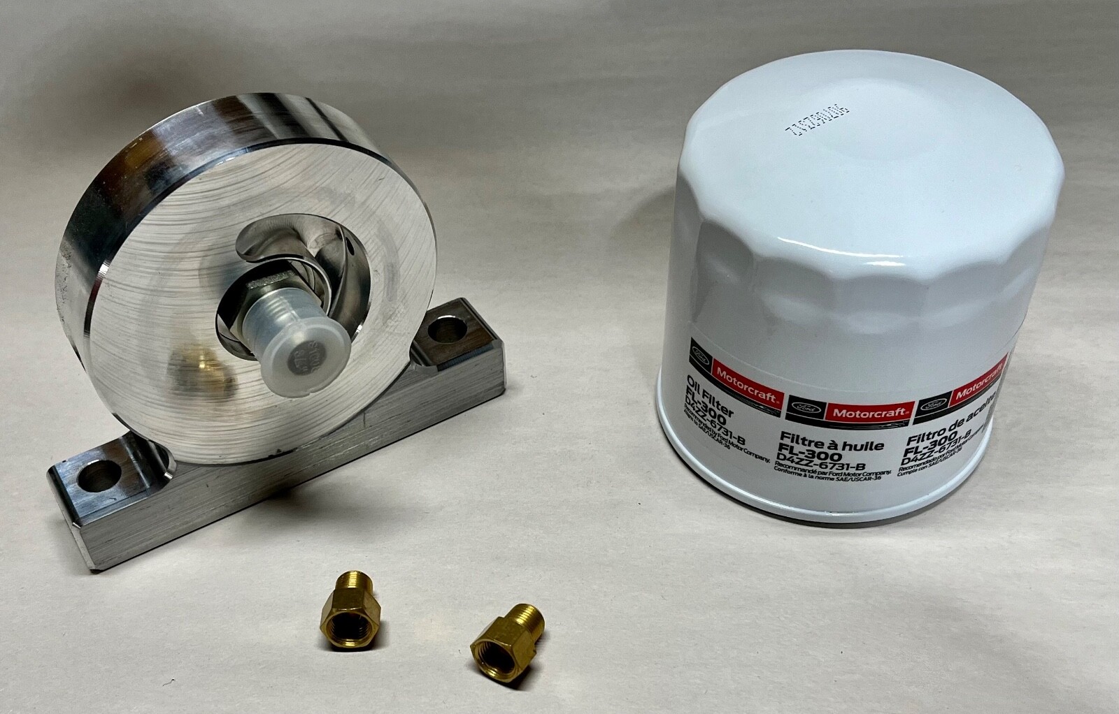 No-Mess Spin-On Oil Filter Adapter SET For Ford 9N 2N 8N tractor With Filter