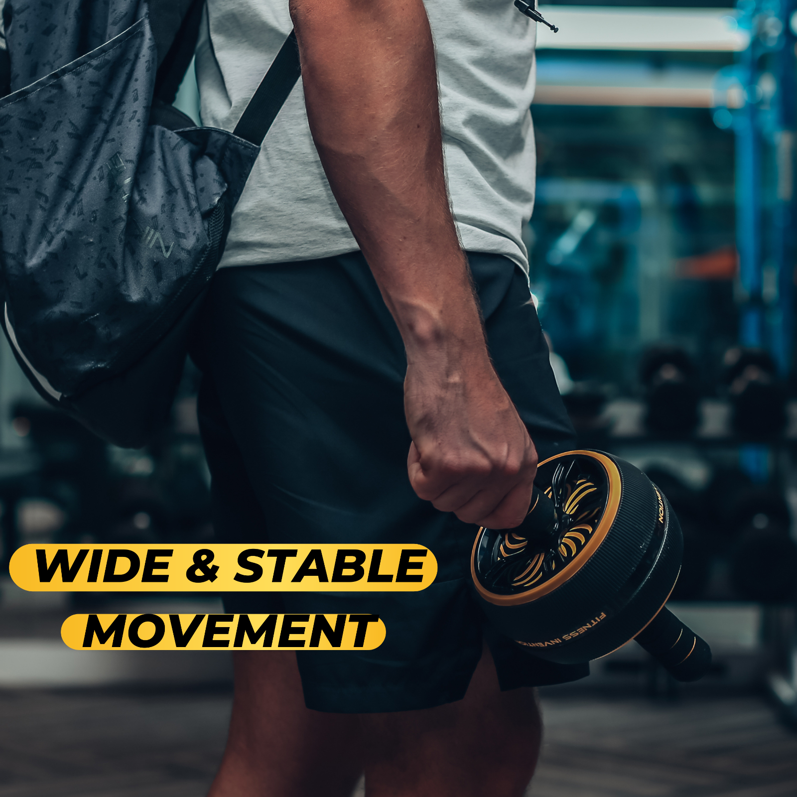 Ab Roller Wheel - Ab Wheel Roller - Ab Workout Equipment - Home Gym Equipment