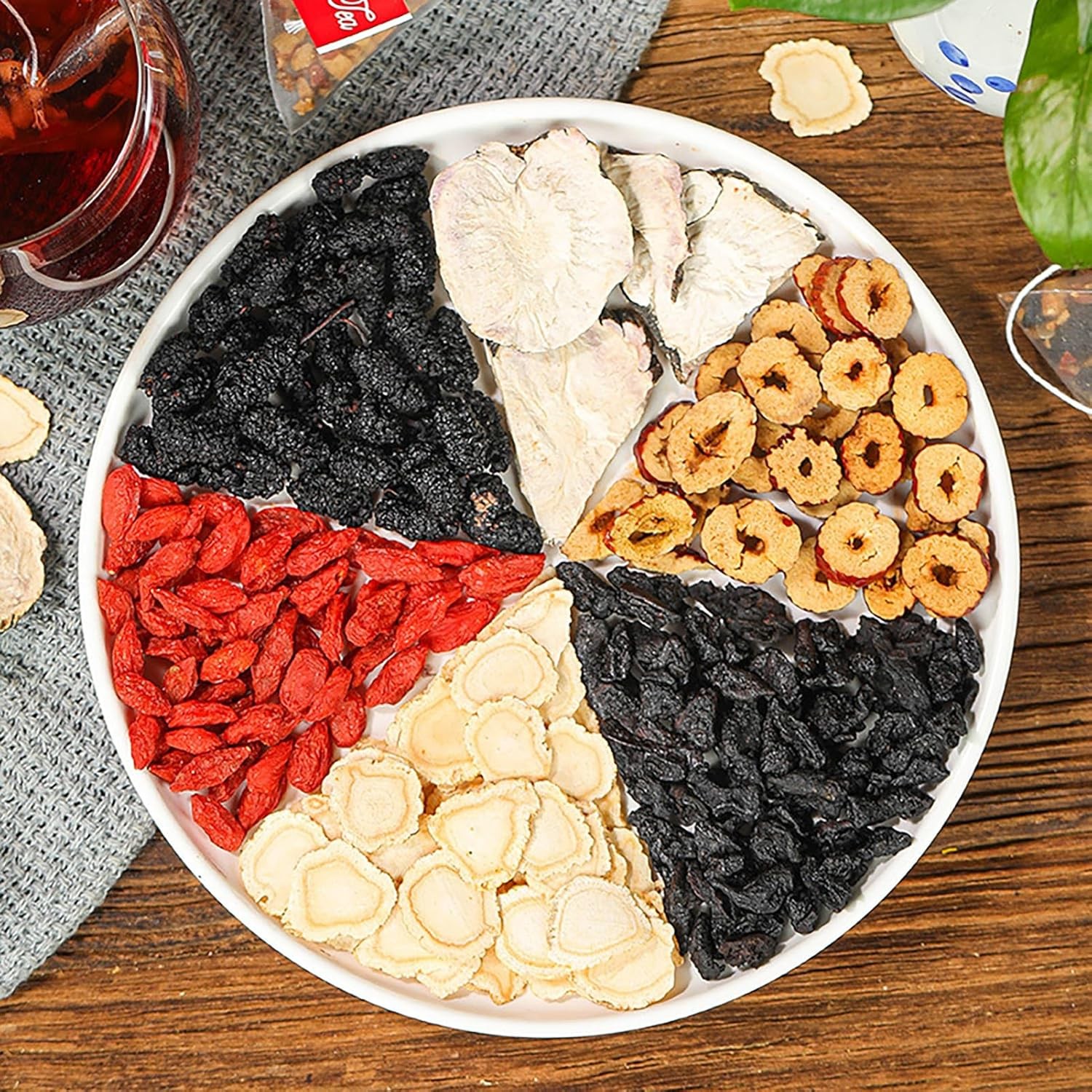 30pcs Ginseng six treasure tea , Kidney tea ,liver tea , red date kidney health