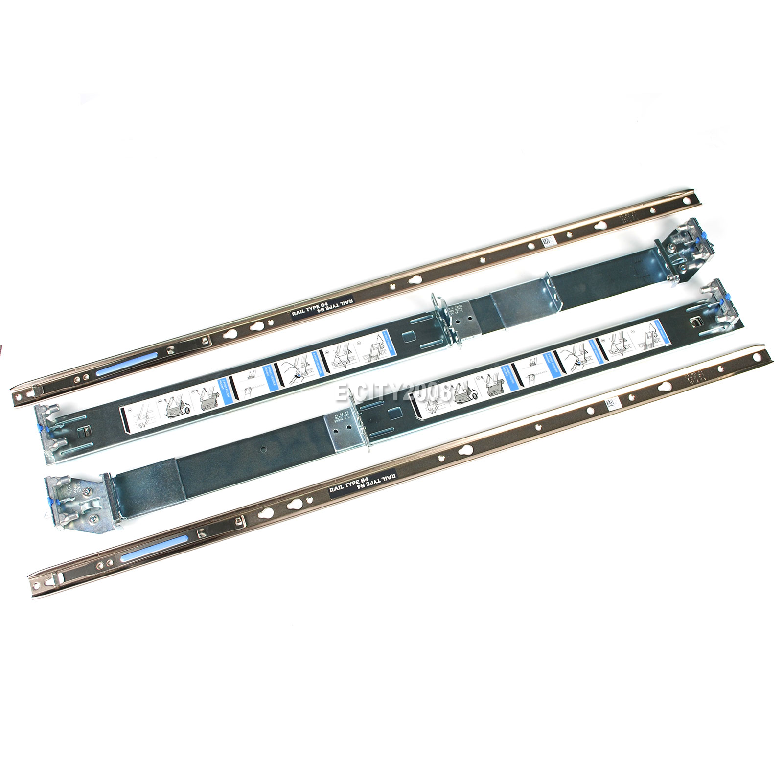 New for Dell Poweredge R510 R520 R530 R720 R730 R820 2U Static Rails H872R