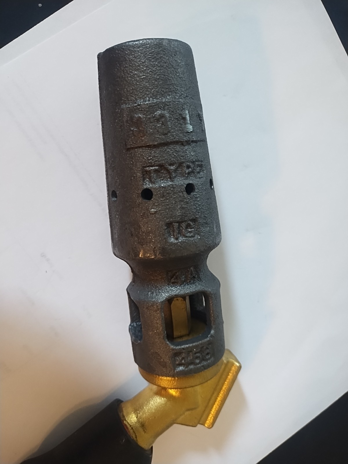Heavy Duty Cast Iron Soldering Torch