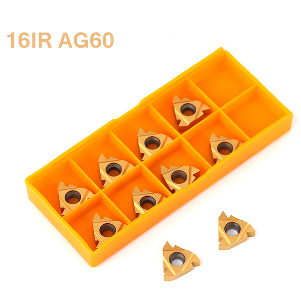 20PC 16IR 3/8 AG60 lathe Thread INSERT Carbide insert bit for steel SNR SEL USA