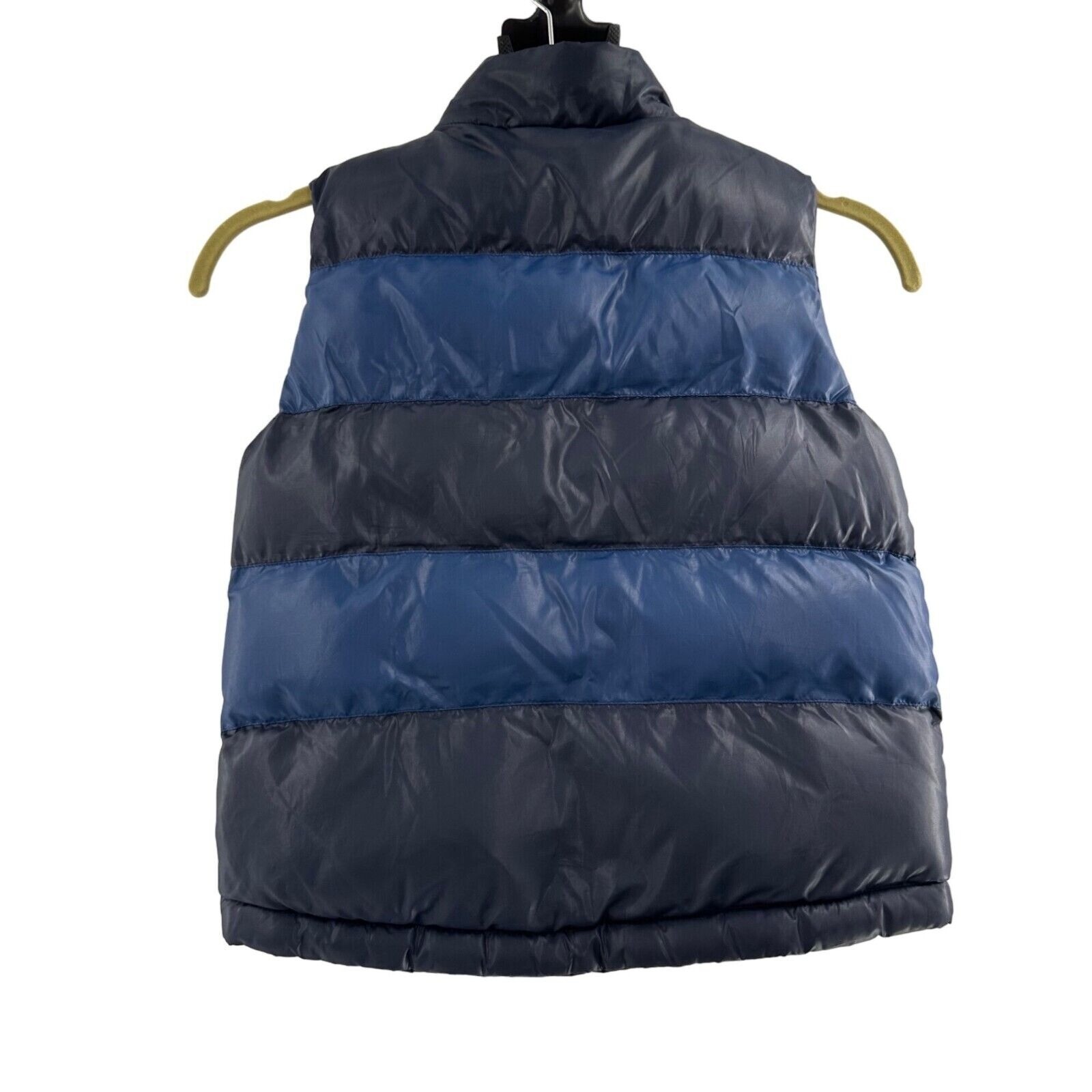 The Childrens Place XS 4 Navy Blue Puffer Vest Zipper Pockets Winter Insulated