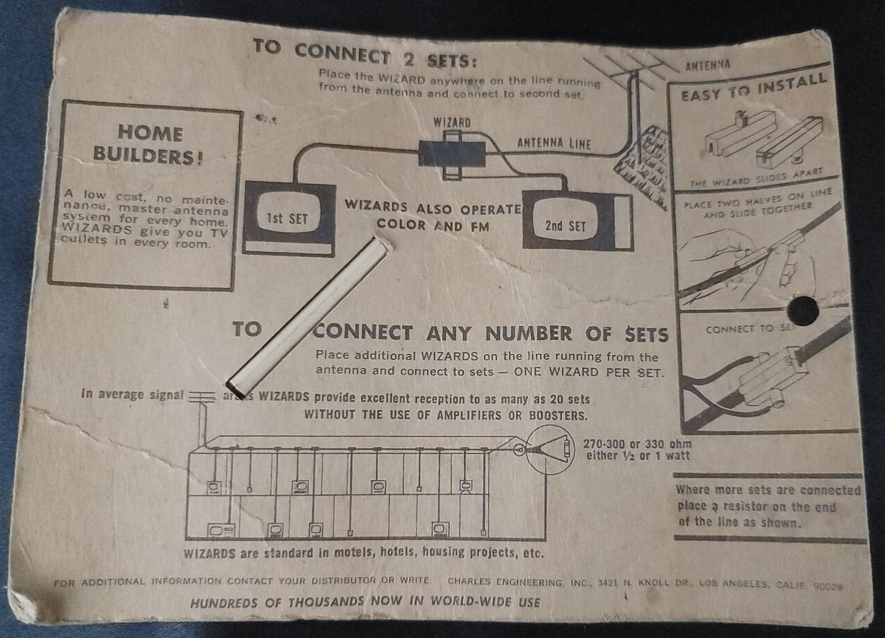 Realistic Telephone PickUp Wizard 300 TV Coupler All Shown Ships Lot Vintage