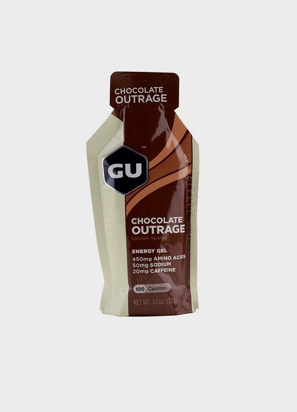 Chocolate Outrage Caffeinated GU Energy Gels 24 Count Box