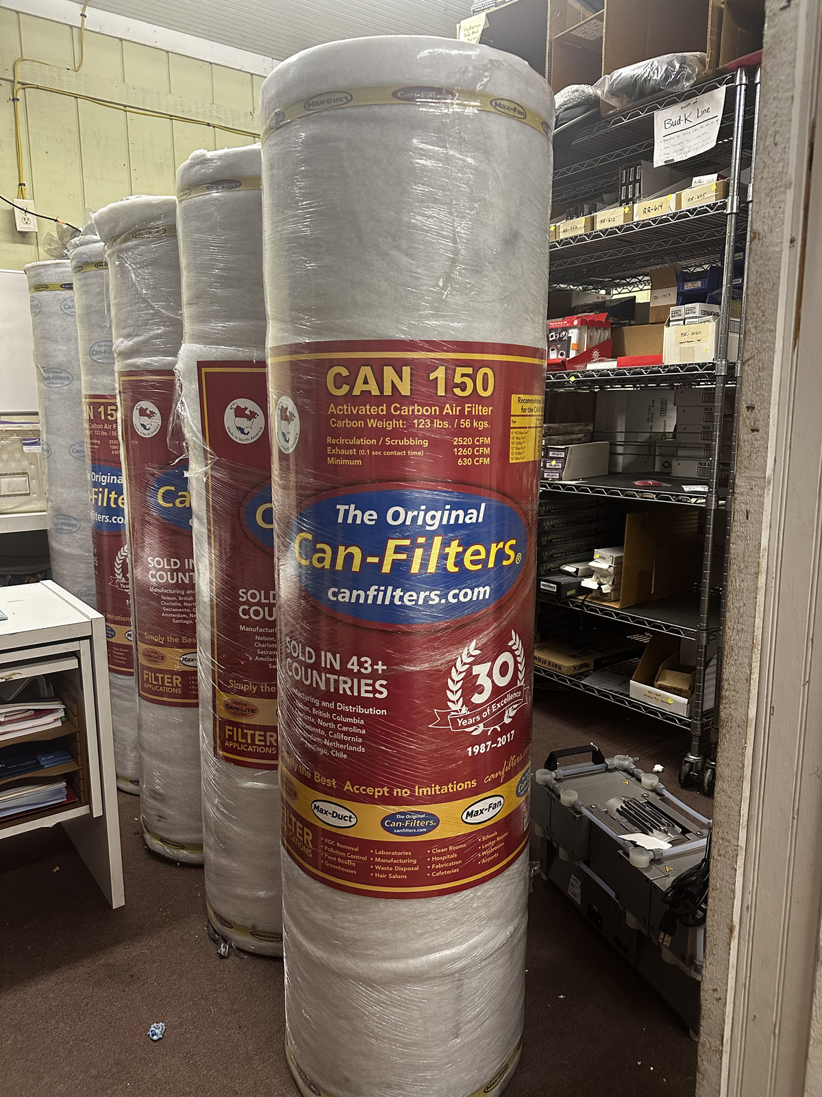 Can-Filter 150 Carbon Filter Activated Carbon Air Filter Can Filter