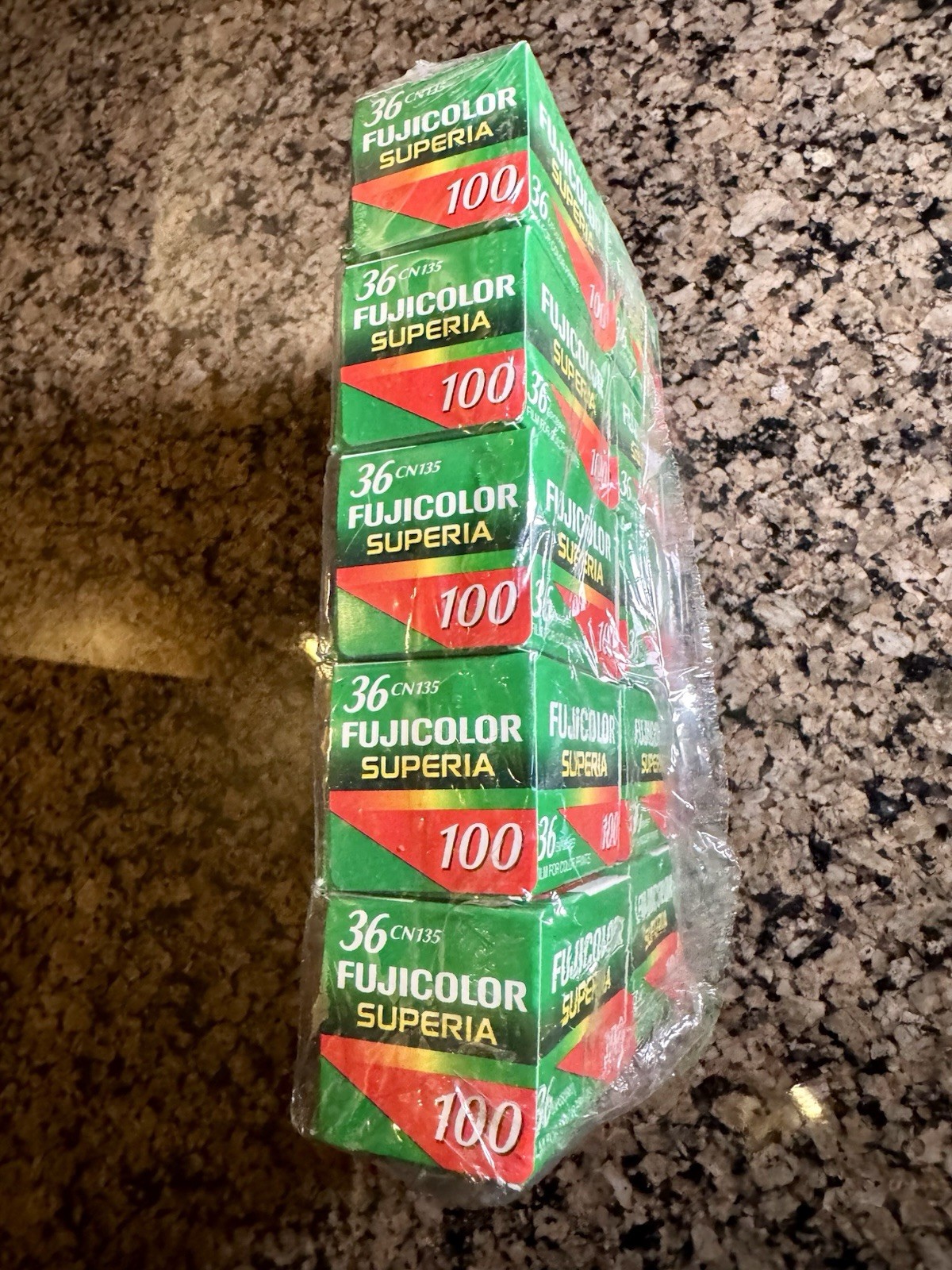 NIB Lot 10 Unopened Fujifilm Superia 100 CN 135 36 Exp 35mm Film Expired 11/2000