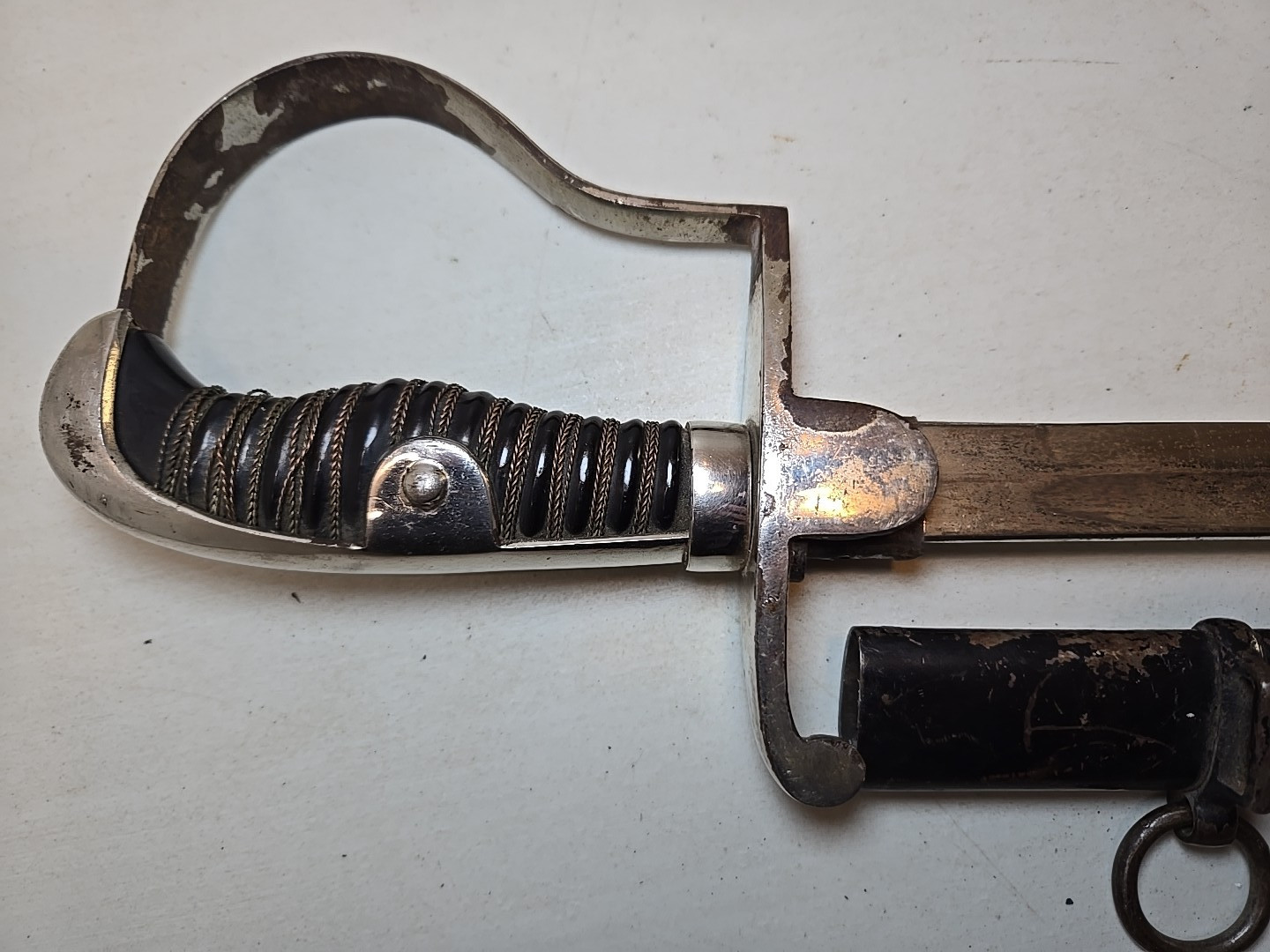WWI German Prussian Infantry Officers Sword with Scabbard