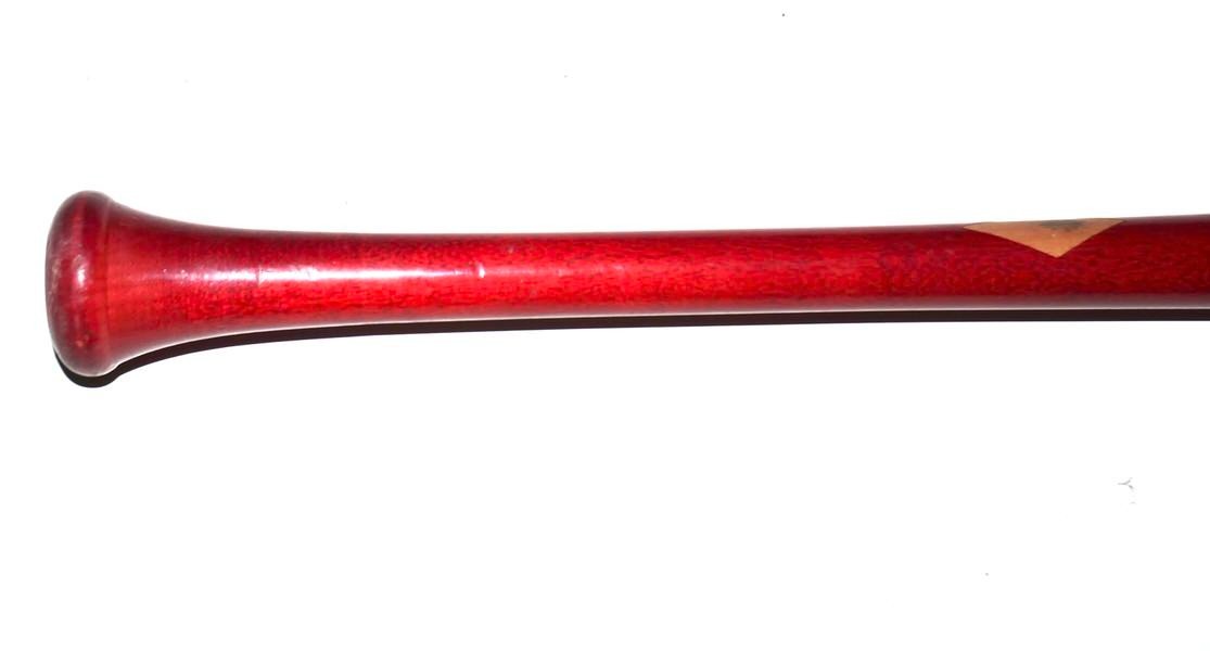 ADAM ZEBROWSKI 2024 ROME EMPERORS GAME USED OLD HICKORY BASEBALL BAT BRAVES