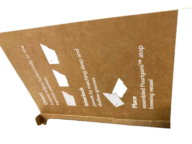 Miir Pourigami Portable Pour Over Metal Coffee Dripper, Reusable Black