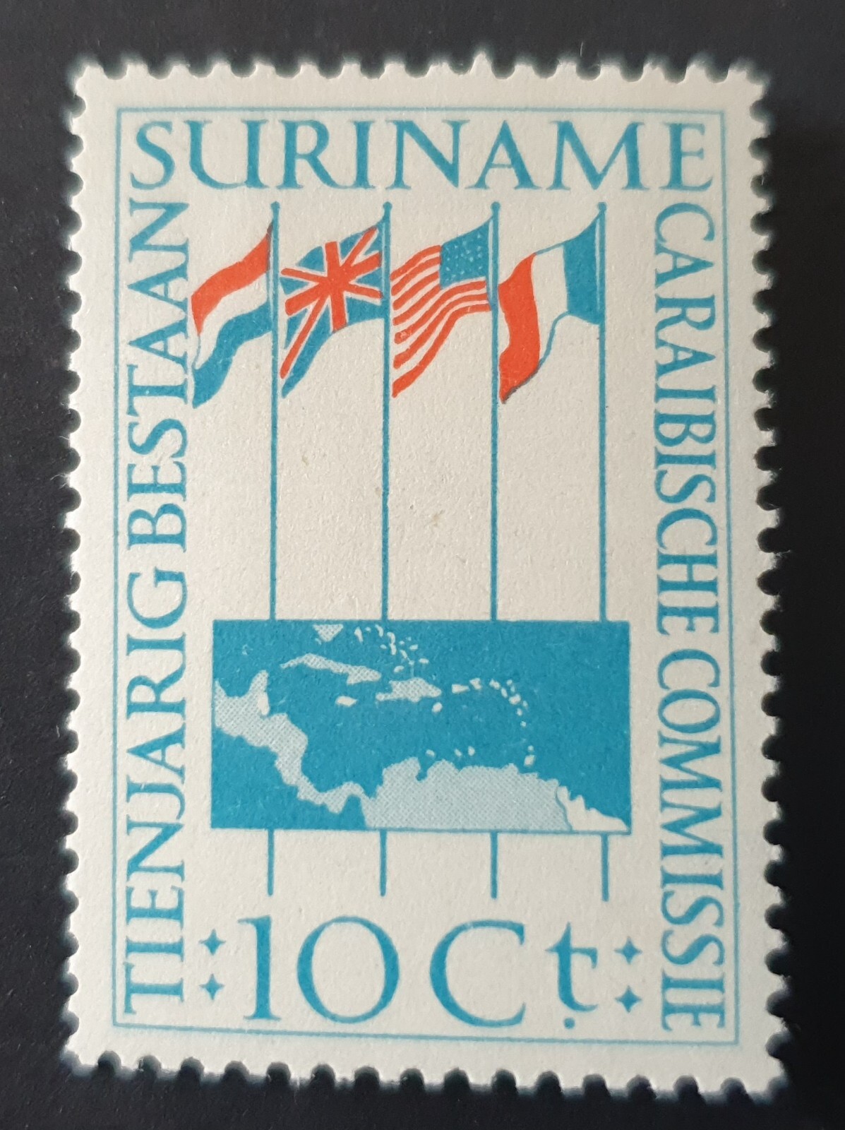 1956 SURINAME NETHERLANDS CARIBBEAN COMMISSION VF MNH