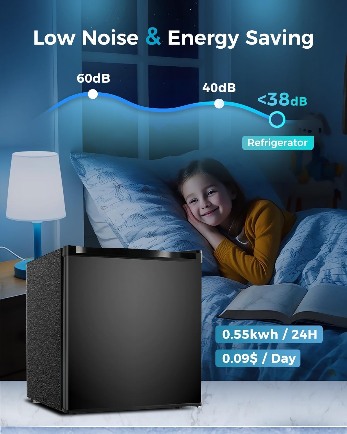 Small Fridge with Freezer Single Door | Final Clearance SALE | Random Color