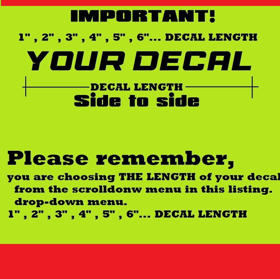 Custom Personalized Vinyl Lettering Name Decal Sticker Car Window Tumbler Flask