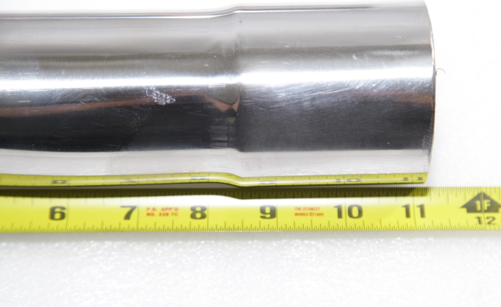 8PCS 2.5" OD Stainless Steel Straight Bend DIY Custom Mandrel Exhaust Pipe Kit