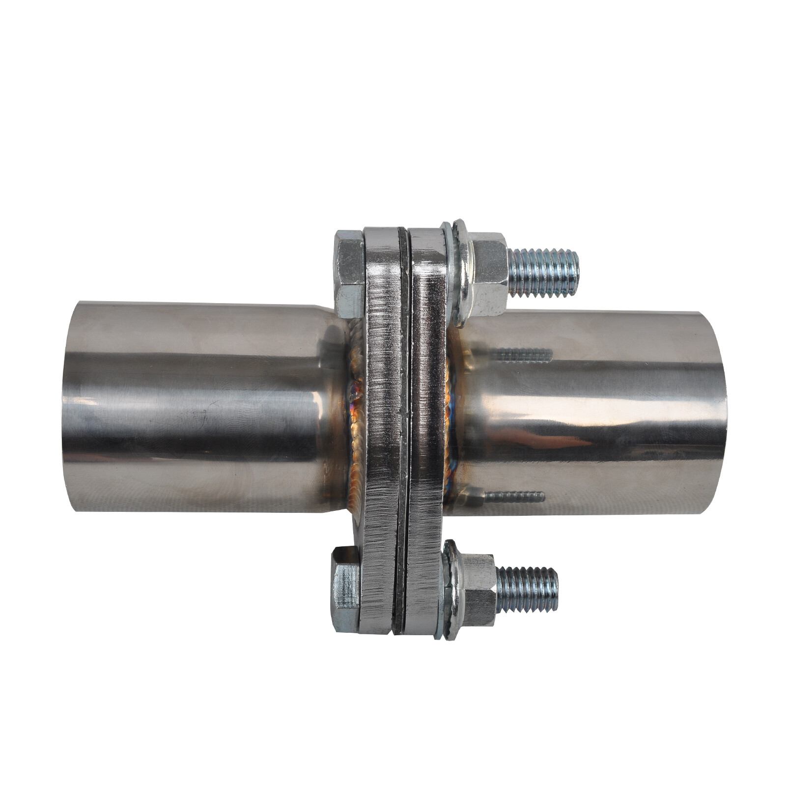 1.75''-2.5''OD Quick Fix Exhaust Spring Bolt Flange Repair Pipe Kit 2/3 Bolts