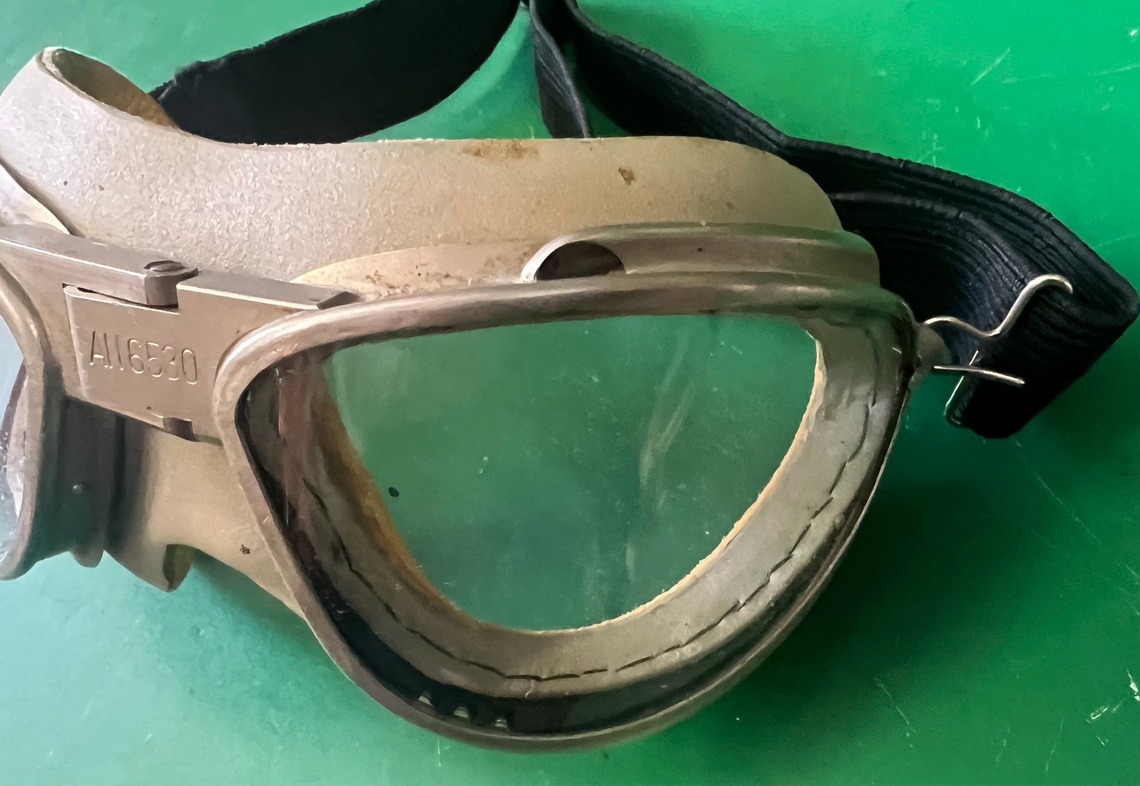 CHAS. FISCHER AN-6530 FLYING GOGGLES- 100% ORIGINAL
