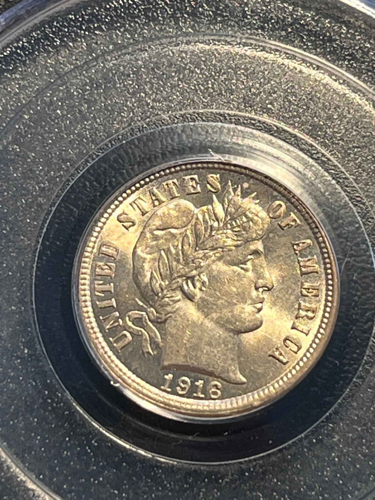 1916 Barber Dime 10c PCGS MS63 Sharp Strike Nice Luster Blazing White