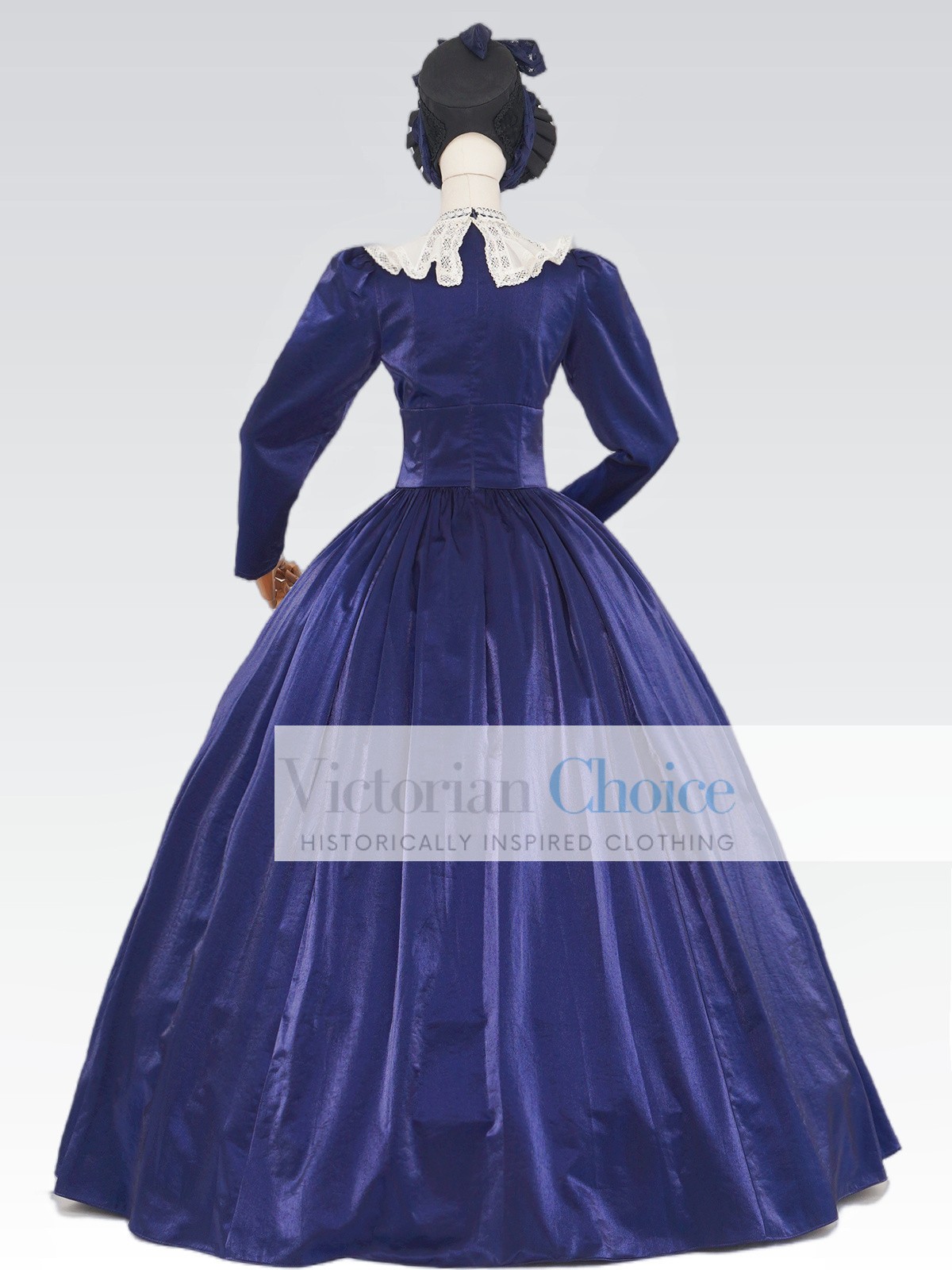 Victorian Dickens Civil War 1860s Dress Gothic Fantasy Period Theater Wear 316