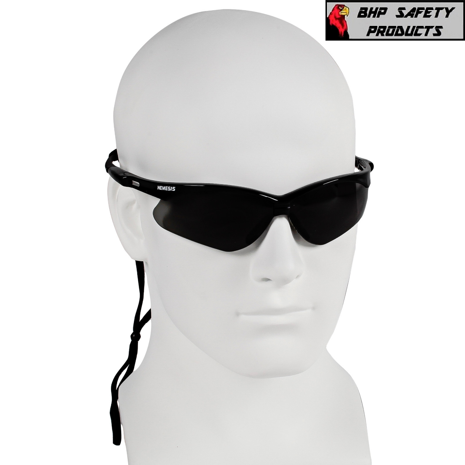 (12 PAIR) KLEENGUARD NEMESIS SAFETY GLASSES SMOKE ANTI-FOG LENS SUNGLASSES 22475