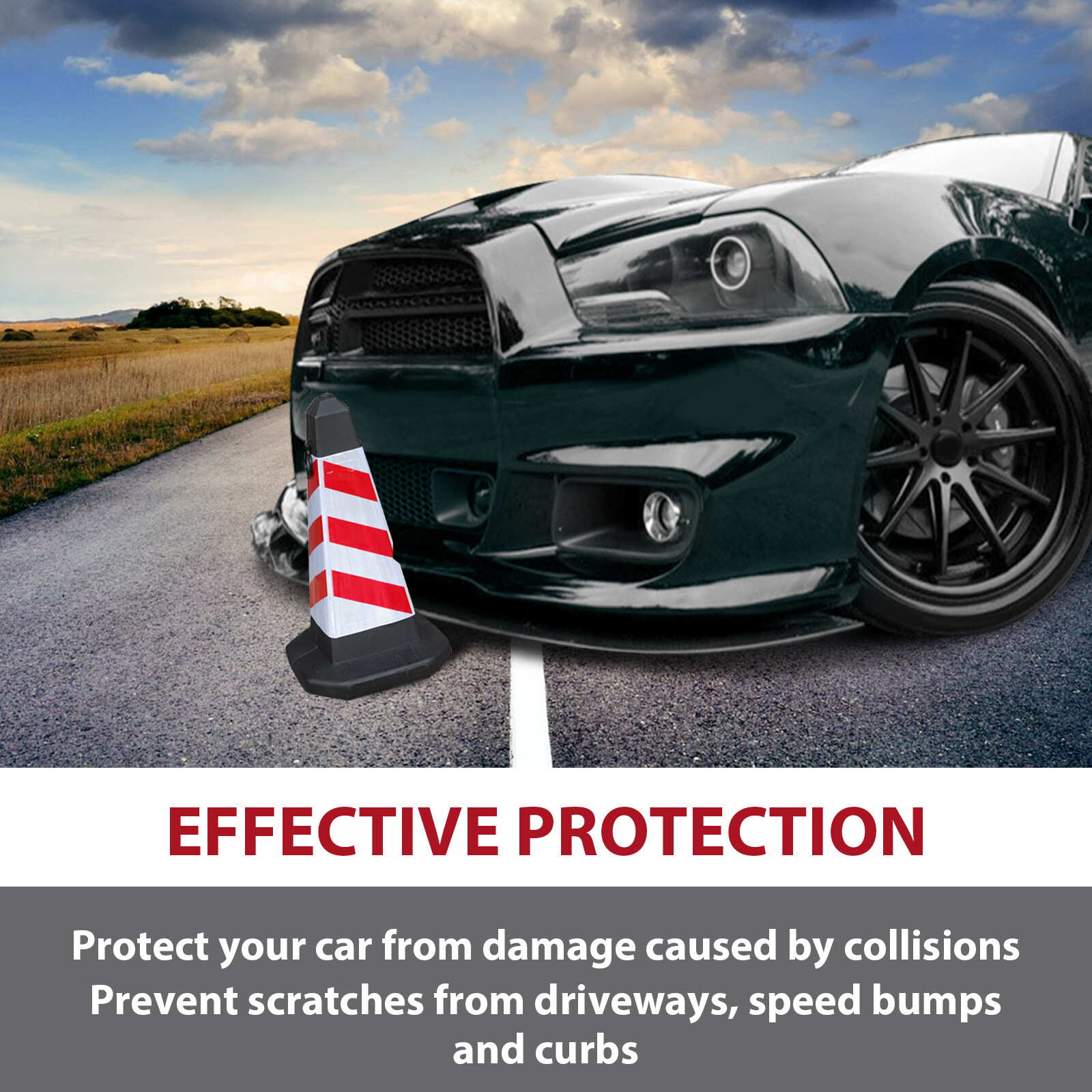 Fits 2011-2014 Dodge Charger SRT8 Matte Black Front Bumper Lip Spoiler Splitter