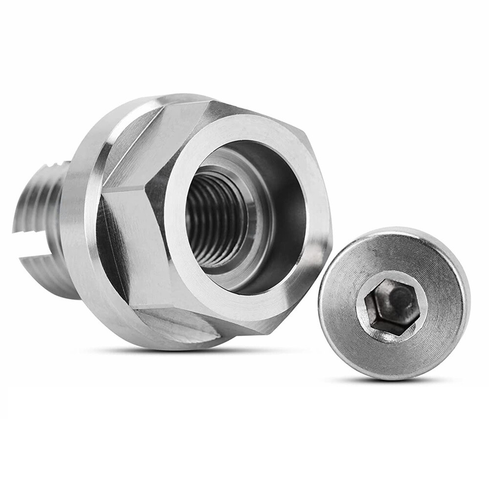 M12.1x1.5, 15mm Oversize Piggyback Oil Drain Plug Self Tapping Pan Thread Repair