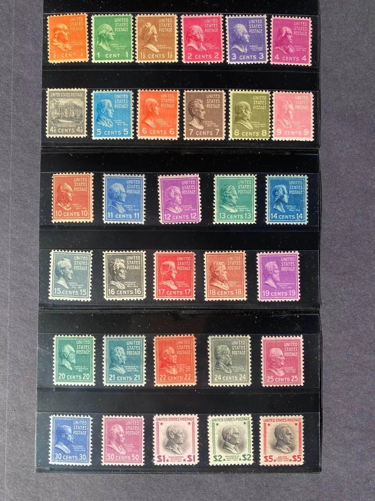 US Stamp Scott #803-834-  SALE!! PREXIE M/NH/OG -only $49!!