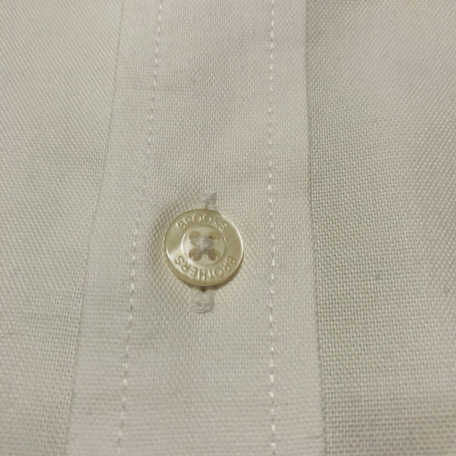 Brooks Brothers Original Polo Shirt Men's Oxford White Pre-Owned