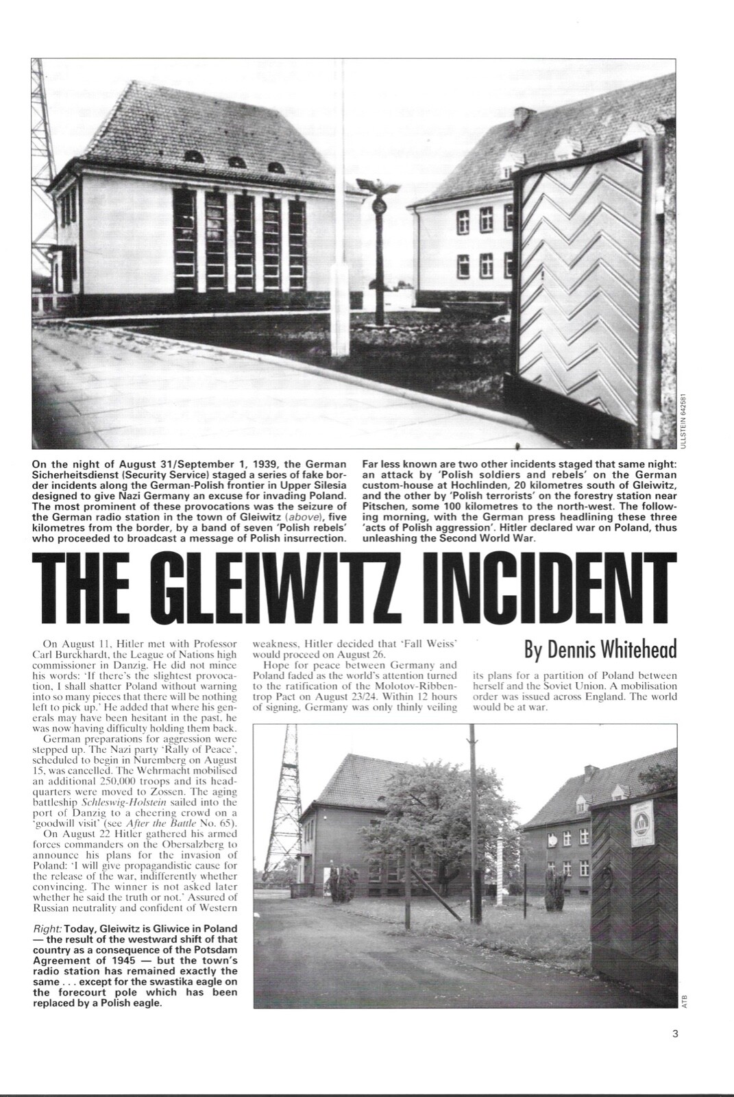 After The Battle 142 Gleiwitz Incident Radio Station USMC Camp Balcombe Poteau