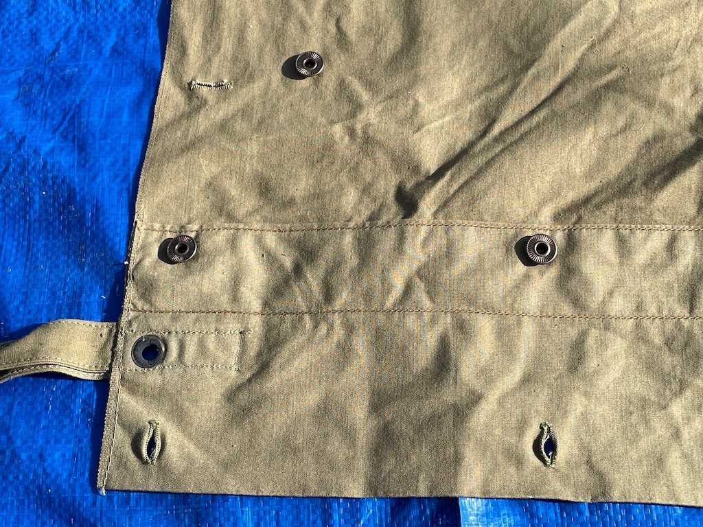 Original M1910 US Military Shelter Half EARLY RARE WW1 Doughboy Pre WW2 Tent Pup