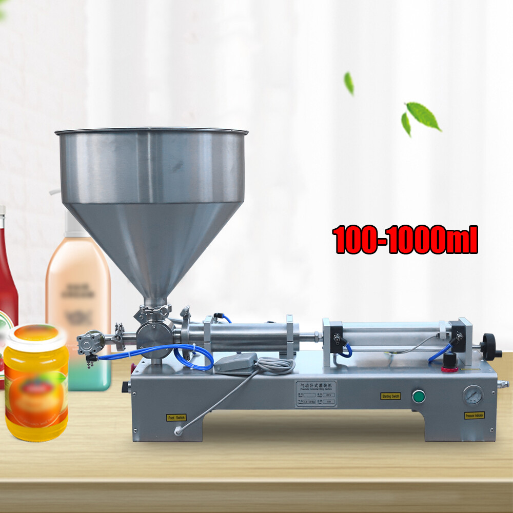 50-500ml Semi-automatic Pneumatic Liquid Filling Machine Paste Shampoo Filler