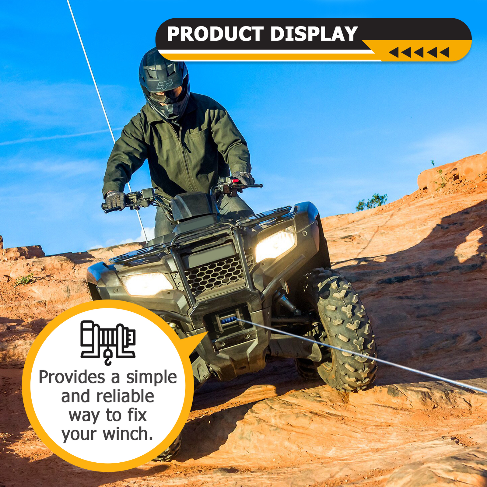 For 2014-2024 Honda Rancher Foreman Rubicon TRX420/500/520 Winch Mount Plate