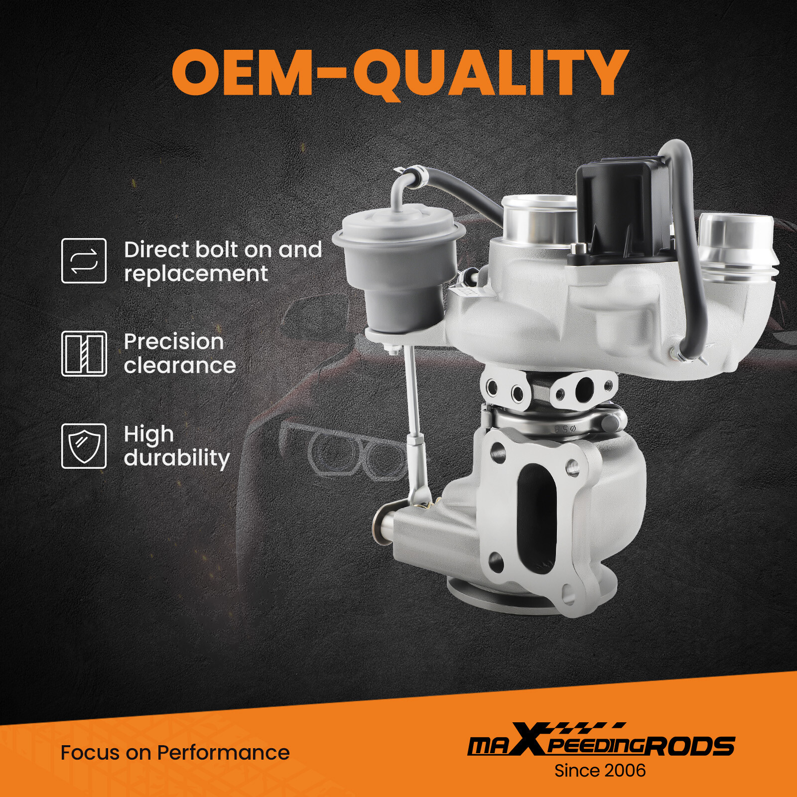 Turbocharger Turbo For Buick Encore Chevrolet Chevy Cruze 2016 - 2019 Trax 1.4L