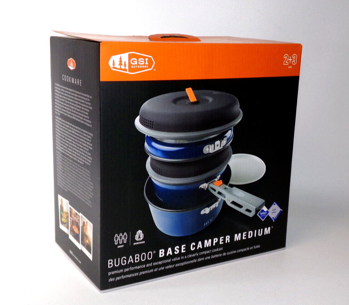 NEW GSI Outdoors BUGABOO Base Camper Medium Cookware Backpack Cook Set